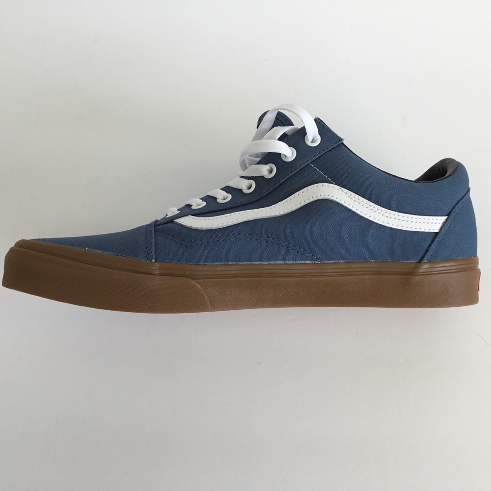 Vans Men’s Old Skool Skate Shoes Blue Size 13 - Picture 8 of 9
